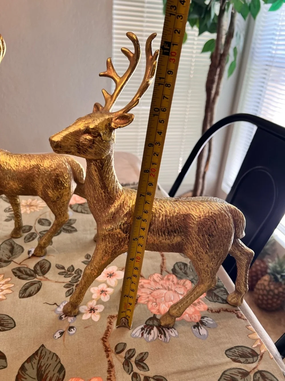 Target Gold Metallic Reindeer Holiday Figurines